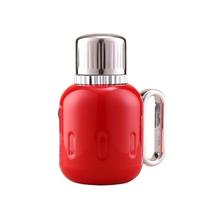 Mechanical Temperature Display Insulated Tea Brewing Kettle with Tea Infuser Leak-proof Thermos Flask Large Capacity 800ml raudona