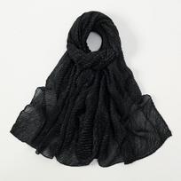 Wrinkle Glittering Viscose Hijab Scarf Woman Muslim Hijabs Shawls Solid Ladies Lightweight Headwraps Islam Turban Headscarves