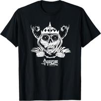 Adventure Time Skull Face T-Shirt S juoda