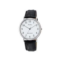 Citizen QQ Analog Waterproof Watch Leather Strap Q996-304 Men White