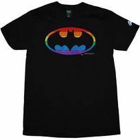 DC Comic Pride Batman Symbol 100% Cotton T-shirt Mens Tees Top S