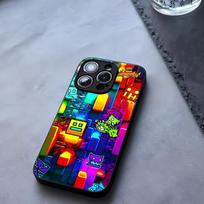 Geometry Dash žaidimo telefono dėklas Grūdintas stiklas IPhone 17 13 14 16 12 15 11 Pro Max Plus Mini X XR SE2020 Coque iPhone 11