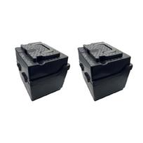 Sustiprintas akumuliatoriaus apsauginis dėklas su nerūdijančia danga ir lengvai pasiekiamais dizainais transporto priemonėms ir motociklams