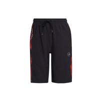Adidas X Stella McCartney Color Block Straight Leg Shorts, Women Casual Sports Bottoms Black H59976 XS