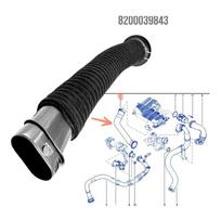 Aukštos kokybės įsiurbimo žarna variklio oro filtrui Pakeičiama dalis Renault Kangoo 1 Clio 2 Symbol Thalia 1.5 Dci 8200039843