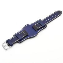 Retro Leather Watch Strap 20mm 22mm 24mm Cowhide Cuff Watch Band Bracelet for Men Watches Belt Yellow Black Red Blue Watchband 20mm