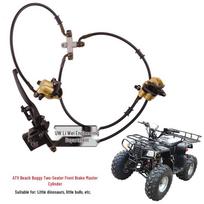 ATV Off-Road 50-125cc Handbrake Front Brake Master Cylinder & Caliper Assembly - Little Dinosaur & Little Bull LQ nėra spalvos