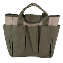 Oxford Cloth Gardening Tool Tote Bag Large Capacity Garden Tool Organizer  Outdoor Planting Tasks chaki/žalia