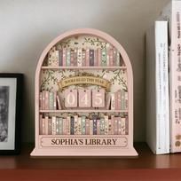 Wooden Books Read Tracker Books Read This Year Book Lovers Reading Tracker Signage Gift Reading Challenge Tracker rožinė