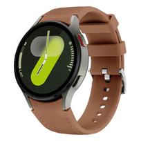 Leather Strap for Samsung Galaxy Watch 7 6 5 40mm 44mm 43mm 47mm Watchband No Gap Bracelet for Galaxy Watch FE 5Pro 45mm 7 6 5 4 40mm 44mm