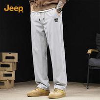 JEEP Men's Summer Loose Straight-Leg Casual Trousers L