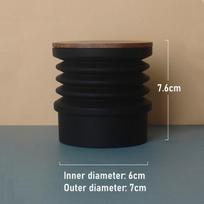 DF64 Kavos Pupelių Malūnėlis Vienos Porcijos Talpykla Silikoninis Pūstuvas 6cm-7cm Skersmens Medinis Dangtelis Kavos Malūnėlio Valymo Pūstuvas DF64 with Wood Lid