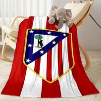 Atletico Madrid emblemos pledai Tinka sofoms, kelionėms, svetainėms, taip pat puiki dovana draugams ir šeimai Tinka visiems sezonams. 80cmx120cm