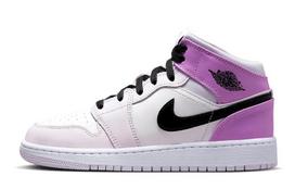 Jordan 1 Mid Barely Grape GS DQ8423-501 38
