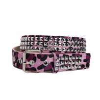 Buckle Gothic Waistband Metal Y2K Belt Retro Punk Rivet Belt  Nightclub violetinė