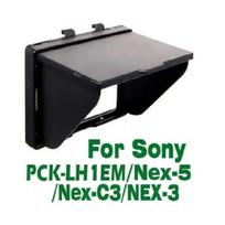 Kameros monitoriaus LCD saulės gaubtelis Vaizdo ekrano skydelis Apsauginis dangtelis Šviesos apsauga Blokuojantis ekraną Skėtis nuo saulės Sony A NEX Type 2