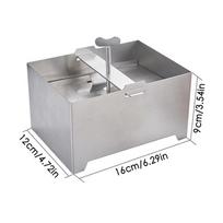 Paneer Mold 16x12x9cm Food Grade Stainless Steel Paneer Maker Pressure Adjustable Bean Curd Press Maker Mold Kit T ofu