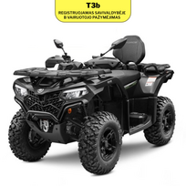CFMOTO CFORCE 520 L EPS keturratis T3b, juodas