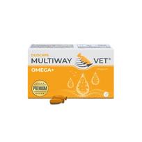 MULTIWAY VET® DUOCAPS OMEGA+ – atsukamos kapsulės, skirtos šunims ir katėms riebalų rūgščių papildymui, 60 kapsulių