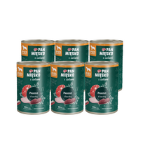 PAN MIĘSKO su žolelėmis – antienos paštetas, šlapias šunų maistas, 6x400 g