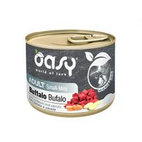 Oasy Grain Free Adult Small/Mini konservai su buivoliena mažų veislių šunims, 200 g