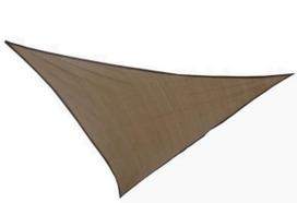 Stogelis nuo saulės 3.6x3.6x3.6 m trikampis, smėlio