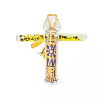 Svoora kaleidoskopas su tūbele, Geltoni raštai, 10 cm