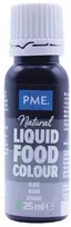 PME natūralūs skysti maistiniai dažai 25 ml Juoda
