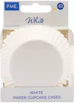 PME Cupcake kepimo puodeliai (60 vnt.) Baltos spalvos