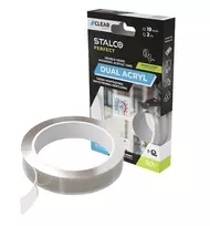 Stalco Perfect Skaidri dvipusė akrilo juosta 19mm x 2m