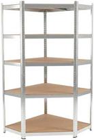 Regał Lentyna Kampinė metalinė presuojama lentyna, 5 vnt., 180×90×90×40, 175 kg, cinkuota