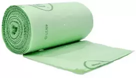 Kompostuojami atliekų maišai BioBag 80L Superline (20 vienetų ritinyje) 23 mkr. 68x91cm žalias