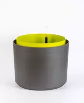 URBALIVE BERBERIS Didelis savaime laistomas apvalus vazonas 55 cm, pilkai rudas