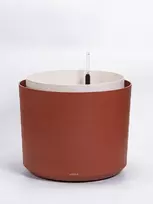 URBALIVE BERBERIS Didelis savaime laistomas apvalus vazonas 55 cm, cinamono spalvos