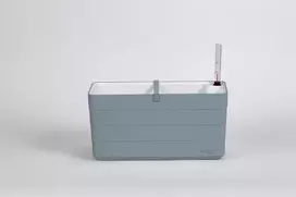 URBALIVE BERBERIS savaiminio laistymo stačiakampis gėlių vazonas 40 x 20 cm, mėlynas