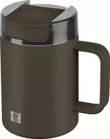 ZWILLING THERMO PLUS Termo puodelis su laikikliu - 380ml, ruda