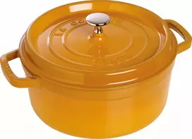STAUB LA COCOTTE Puodas żeliwny apvalus 6.7 ltr musztardowy