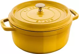 STAUB LA COCOTTE Puodas żeliwny apvalus 6.7 ltr cytrynowy