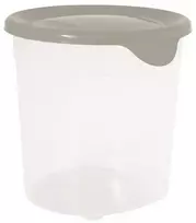 CURVER MAISTO DĖŽUTĖ FRESH&GO 1L APVALI SMĖLIO SPALVOS