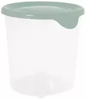 CURVER MAISTO DĖŽUTĖ FRESH&GO 1L APVALI ŽALIA