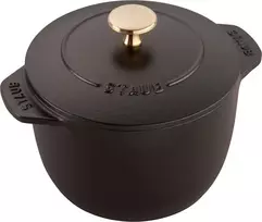 STAUB LA COCOTTE Mały garnek apvalus 16 cm, juoda