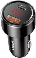 Baseus Magic Series 45 W su wyświetlaczem 1x USB-A + 1x USB-C - juoda