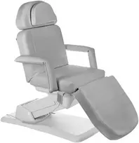 Beauty System Elektrinis kosmetologinis krėslas BR-6622, šviesiai pilkas