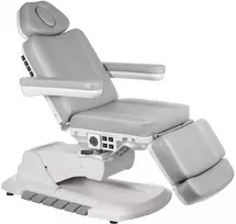 Beauty System Elektrinis šildomas kosmetologinis krėslas BR-6686, pilkas