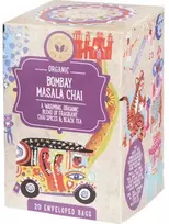 KNYGA Juodoji arbata su prieskoniais Bombay Masala Chai, eko, 20 pak.
