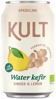 KNYGA Vandens kefyras IMBIERAS IR CITRINA, eko, 330 ml
