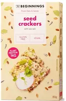 KNYGA Sėklų krekeriai su jūros druska, 80 g