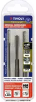 Grąžtas Tivoly Carbide Rotary Burr Set – 2-Piece, Ø4-6mm, Chip-Breaker Teeth, + 1 "Lock Destroyer" drill, TECHNIC Series