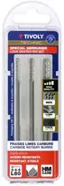 Grąžtas Tivoly Karbidinių frezų rinkinys, Ø3-4-6mm, Locksmith 3vnt