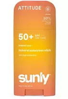 Attitude Mineralinis apsauginis pieštukas nuo saulės SPF 50 „Sunly Mineral Stick“, 60 g